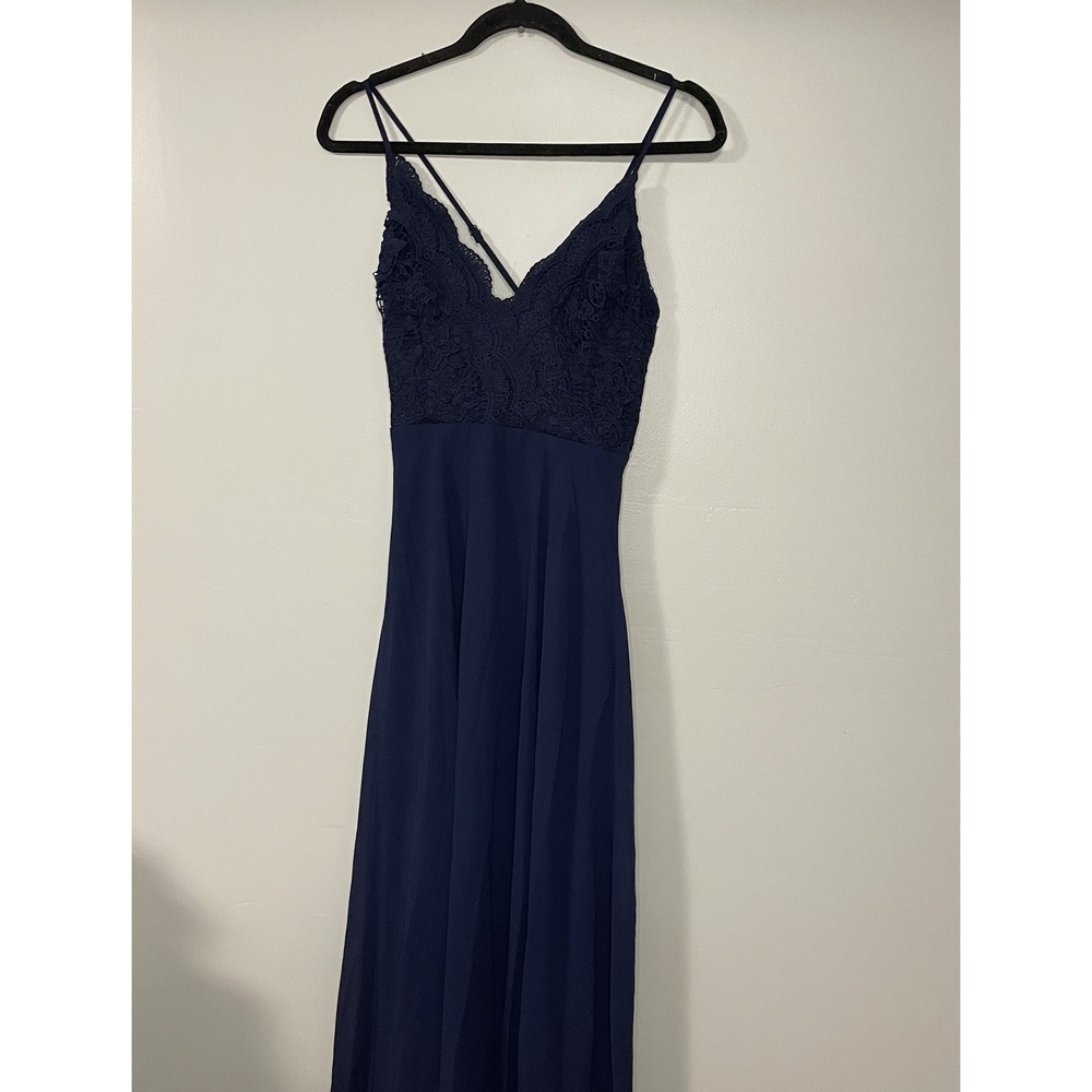 Lulus Navy Blue Maxi Size Smallβ Prom Formal Event Party Bridesmaid Long Dress